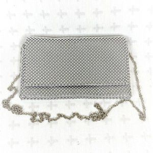 I.N.C. International Concepts Prudence Beaded Fold-over/Crossbody Bag, Silver